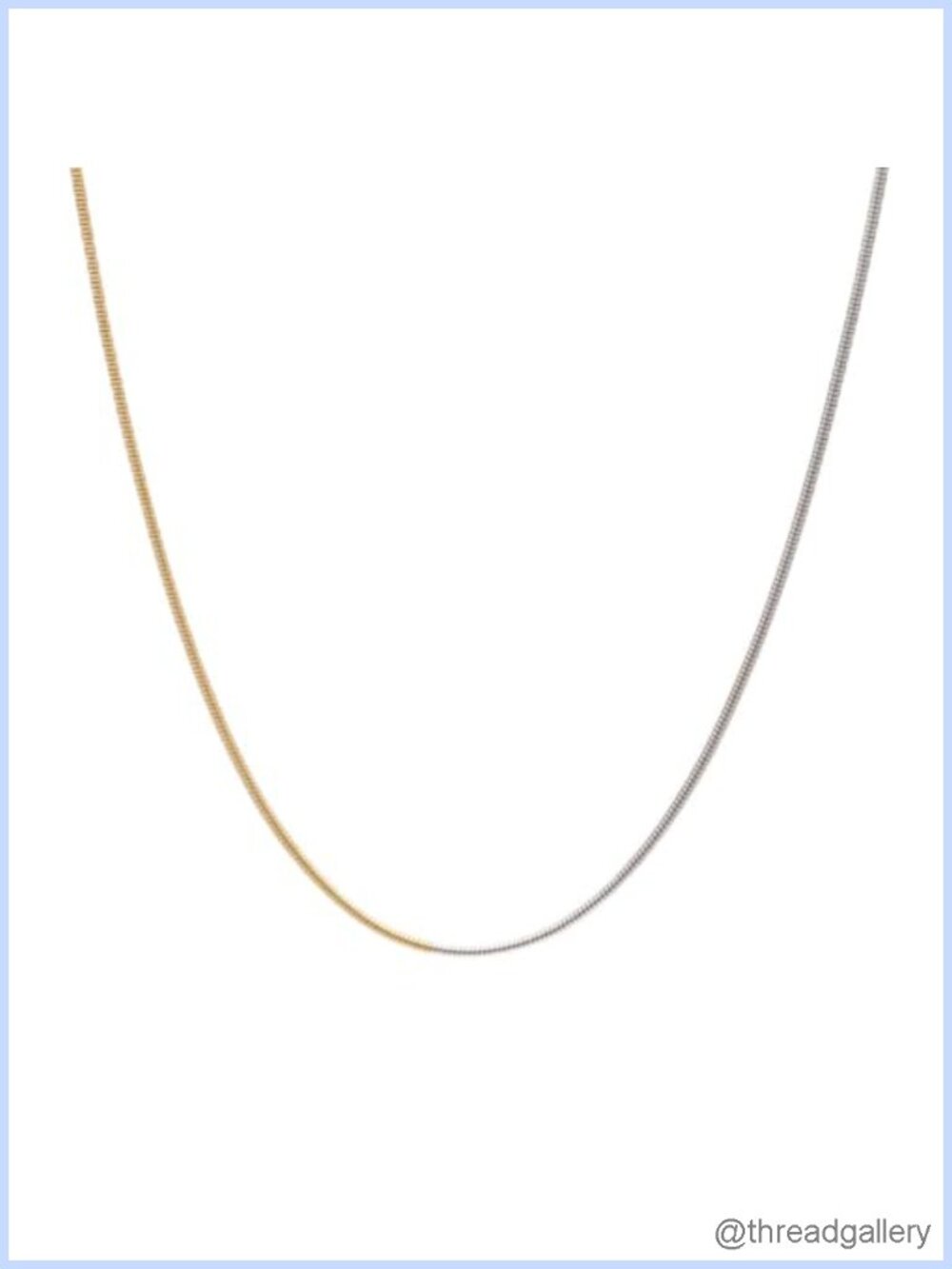 Waterproof 18K Gold Plated Snake Chain Necklace Stainless Steel